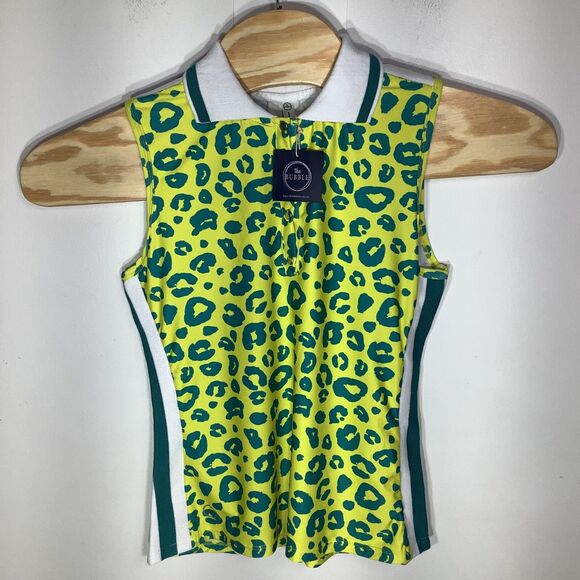 The Bubble Womens Becca Golf Tennis Polo Top‎ Size Medium NWT - Picture 2 of 8